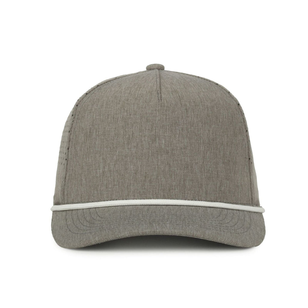 One Size Heathered Smoke/White Outdoor Cap OC551PF 