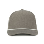 One Size Heathered Smoke/White Outdoor Cap OC551PF 