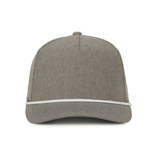 One Size Heathered Smoke/White Outdoor Cap OC551PF 