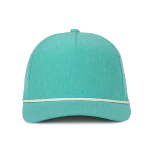 One Size Heathered Teal/White Outdoor Cap OC551PF 