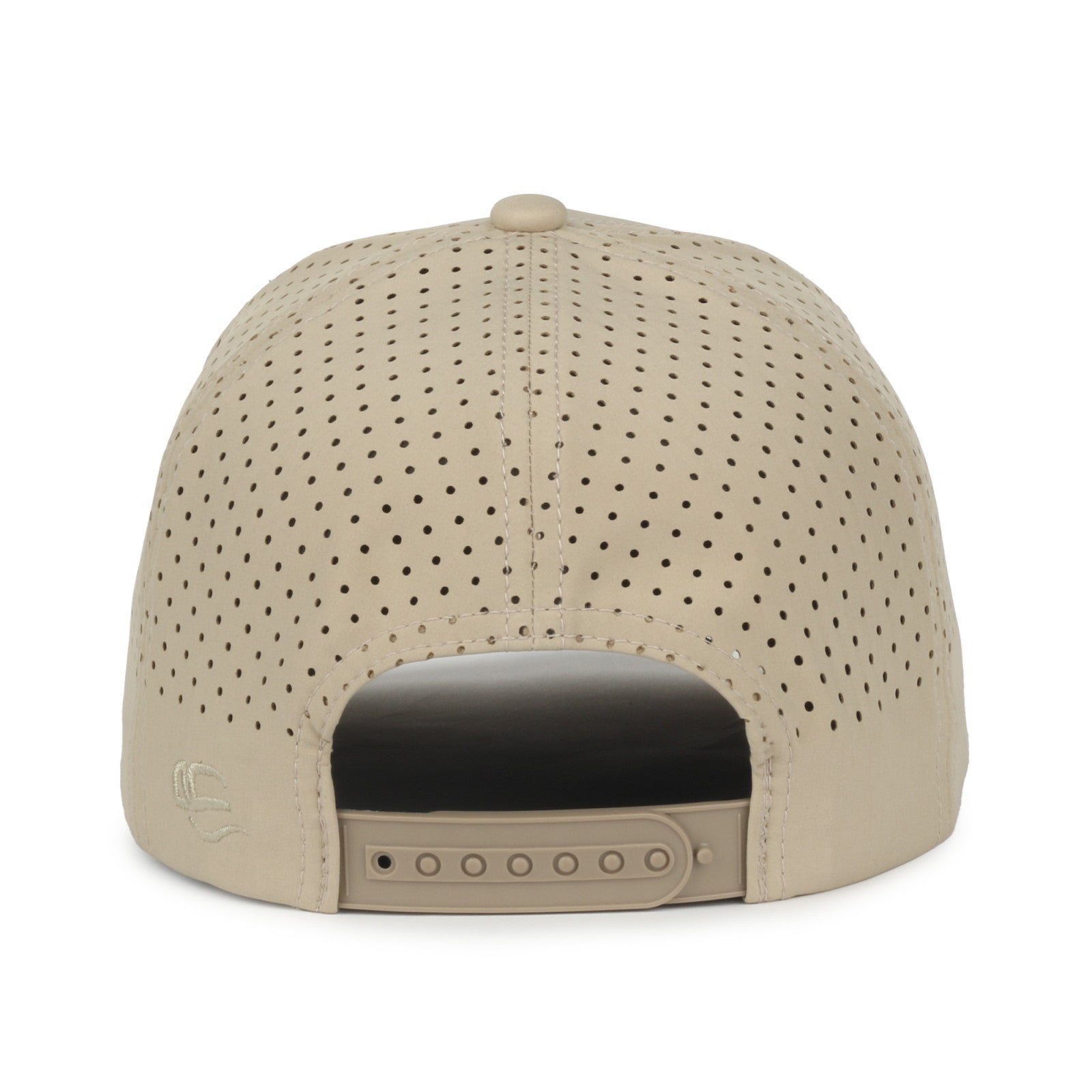 COTTON Ē CAP Outdoor Cap OC551PF Perforated Performance 5-Panel w/ Cord (Khaki
