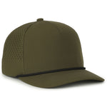 One Size Olive/Black Outdoor Cap OC551PF