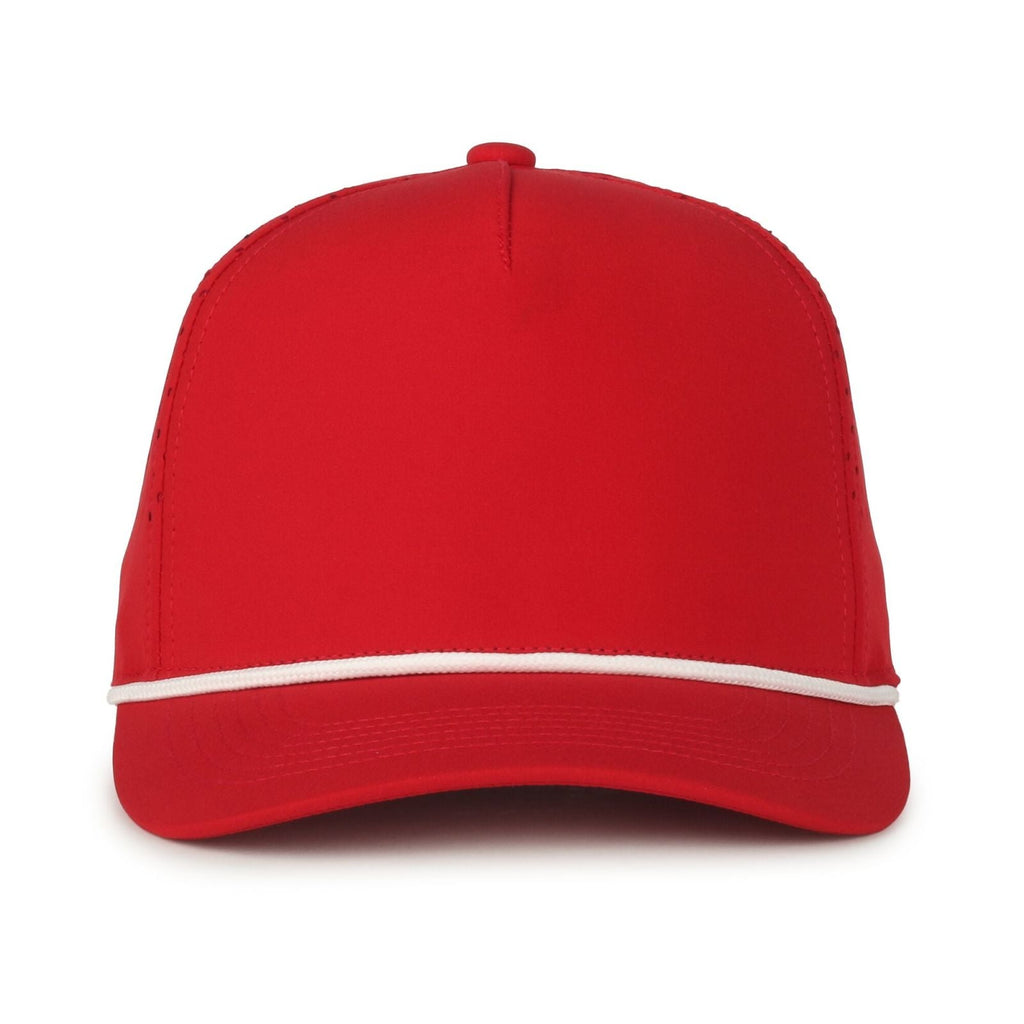 One Size Red/White Outdoor Cap OC551PF 