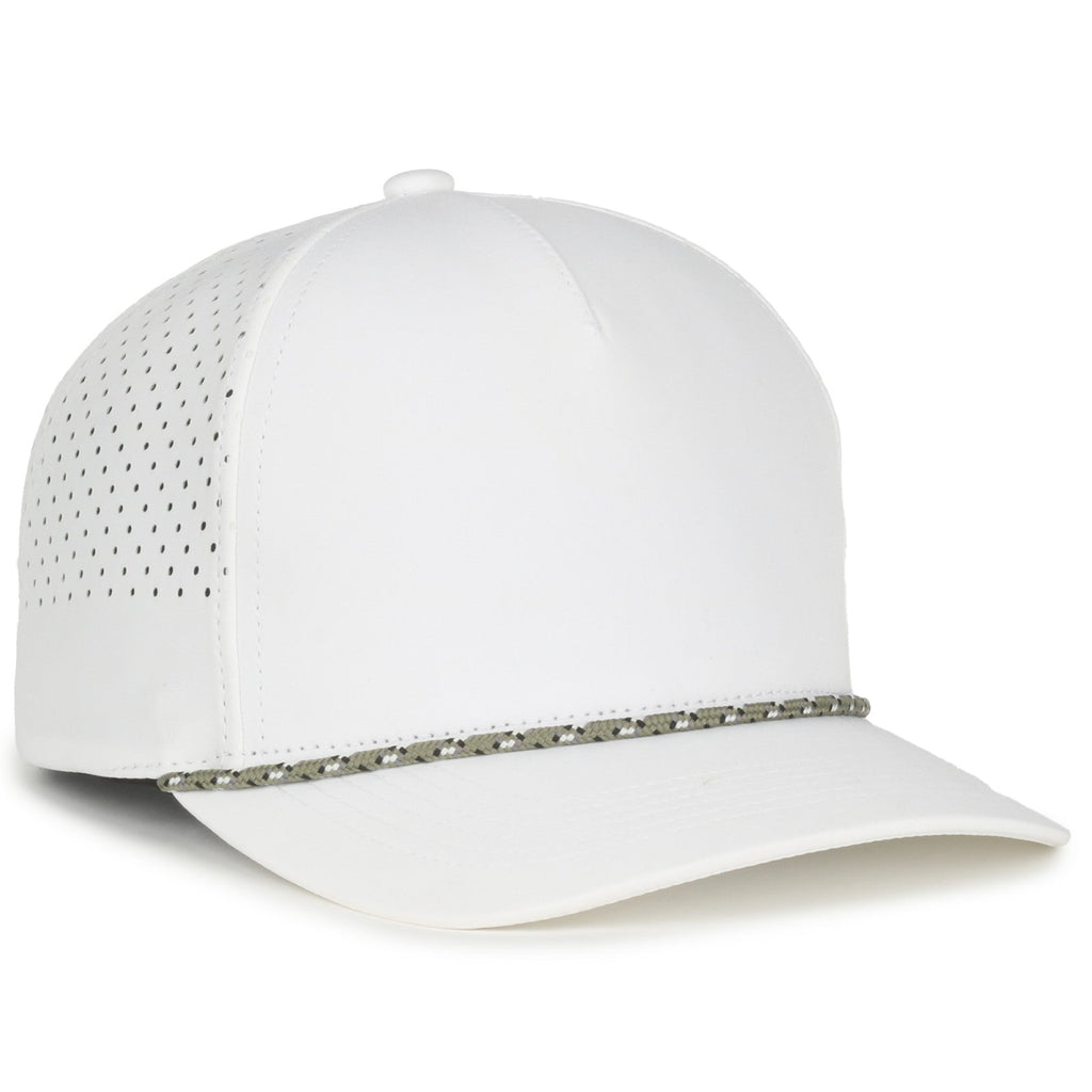 One Size White/Multi Outdoor Cap OC551PF 