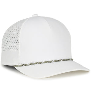 One Size White/Multi Outdoor Cap OC551PF 