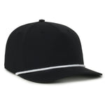 One Size Black/White Outdoor Cap OC558