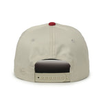 One Size Ivory/Cardinal Outdoor Cap OC560