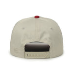 One Size Ivory/Cardinal Outdoor Cap OC560 