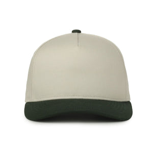 One Size Ivory/Dark Green Outdoor Cap OC560 