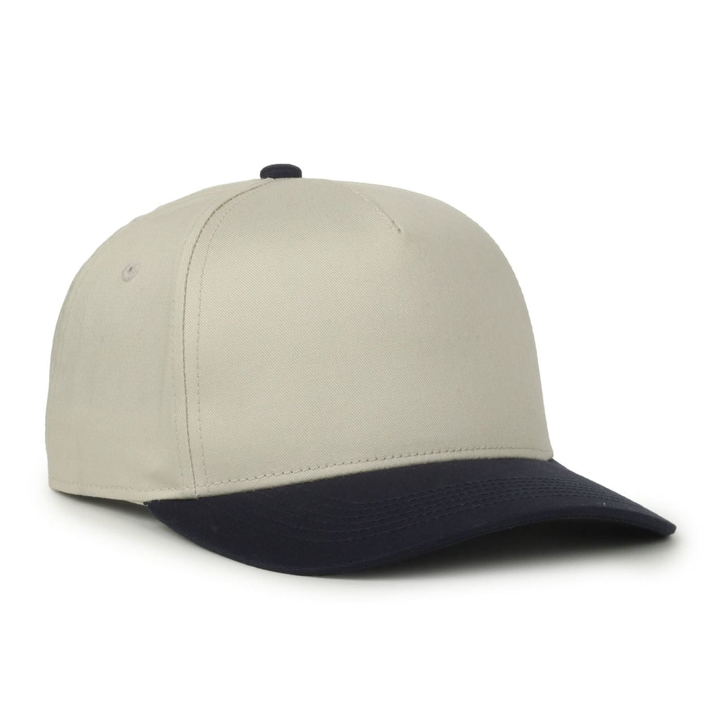 One Size Ivory/Navy Outdoor Cap OC560 