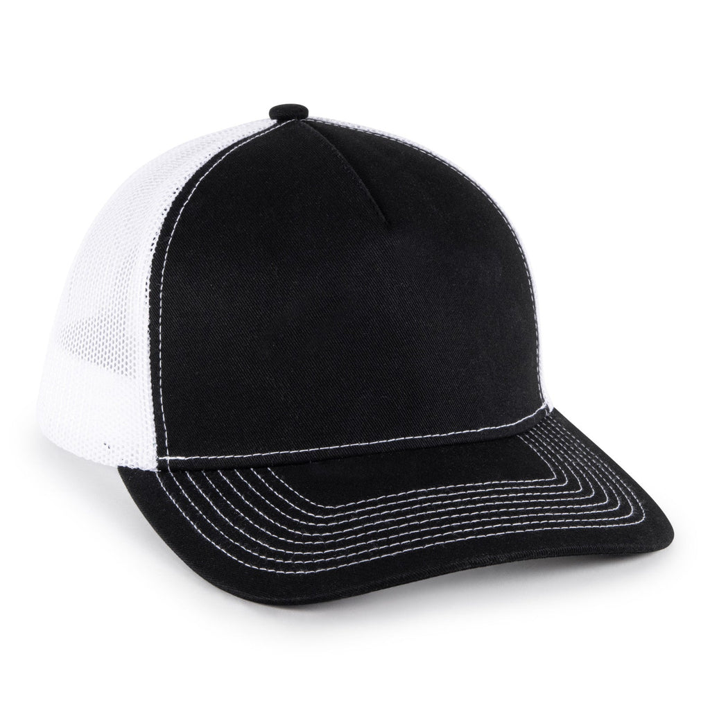 One Size Black/White Outdoor Cap OC571 