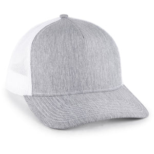 One Size LN Heathered Grey/White Outdoor Cap OC571 