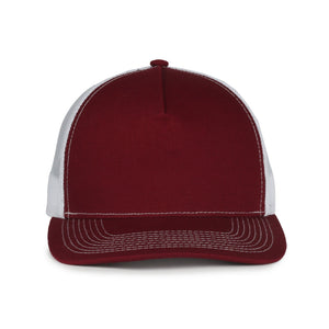 One Size Maroon/White Outdoor Cap OC571 