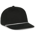 One Size Black Outdoor Cap OC602 