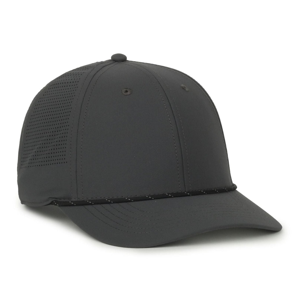 One Size Dark Grey/Black Outdoor Cap OC660 