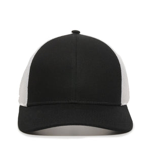 One Size Black/White Outdoor Cap OC770 