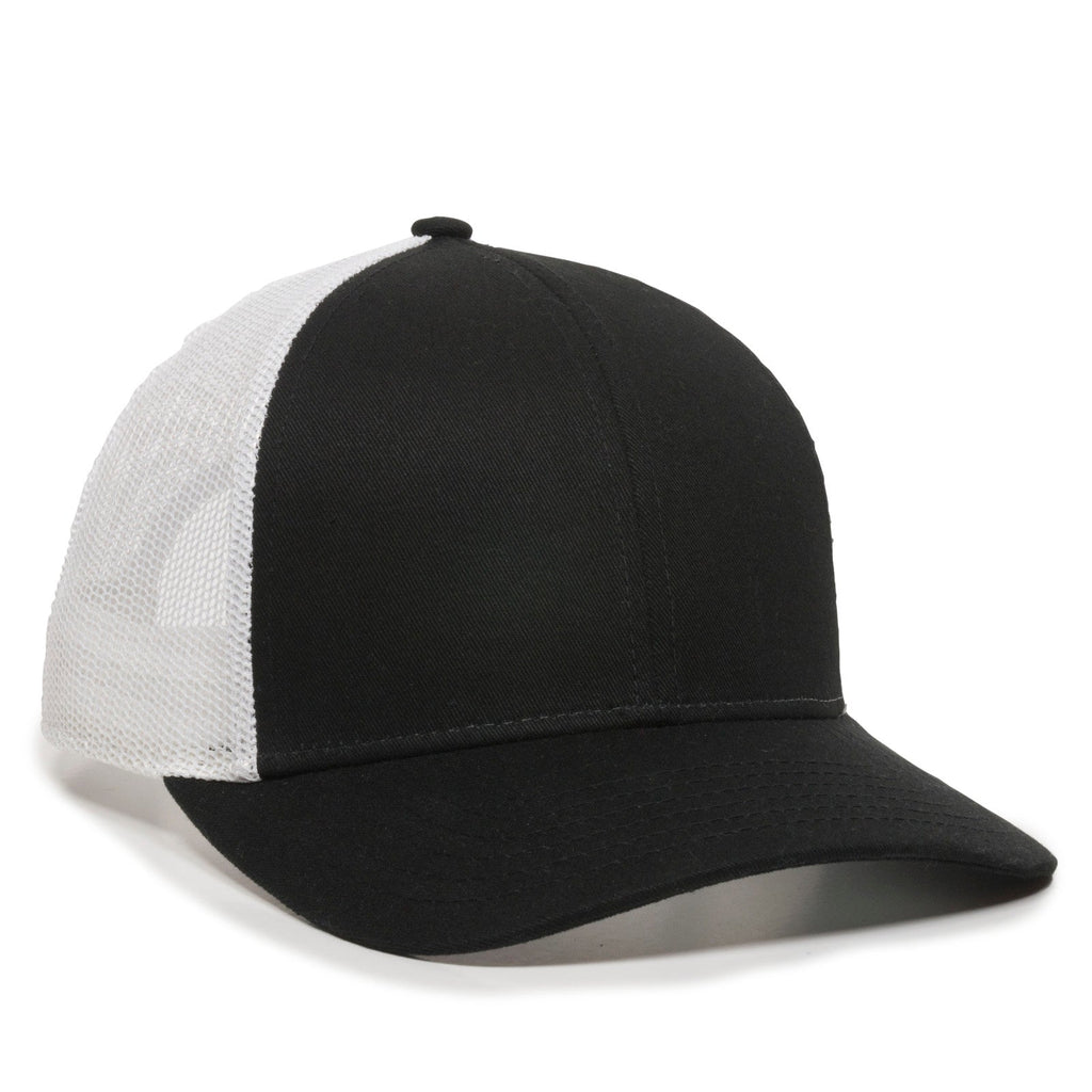 One Size Black/White Outdoor Cap OC770 