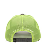 One Size Charcoal/Neon Yellow Outdoor Cap OC770 