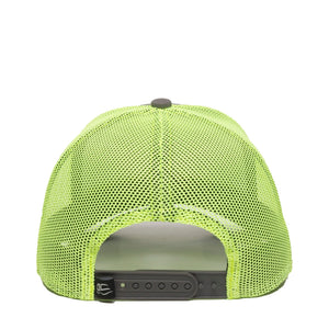 One Size Charcoal/Neon Yellow Outdoor Cap OC770 