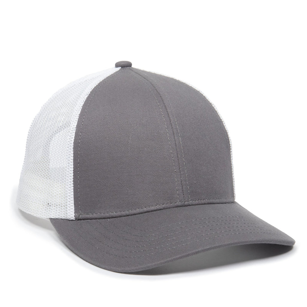 One Size Charcoal/White Outdoor Cap OC770 