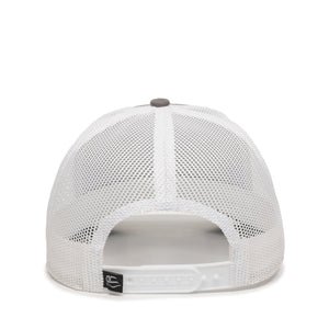 One Size Charcoal/White/Navy Outdoor Cap OC770 