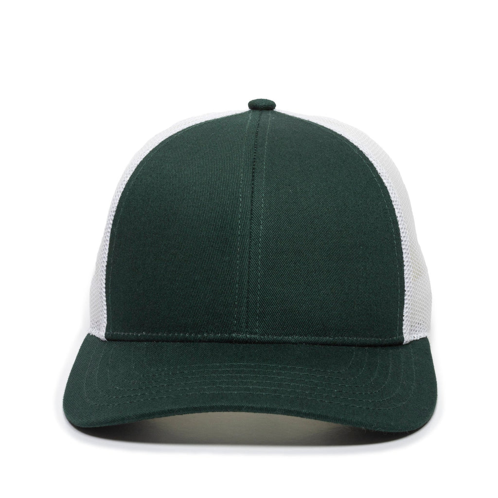 One Size Dark Green/White Outdoor Cap OC770 