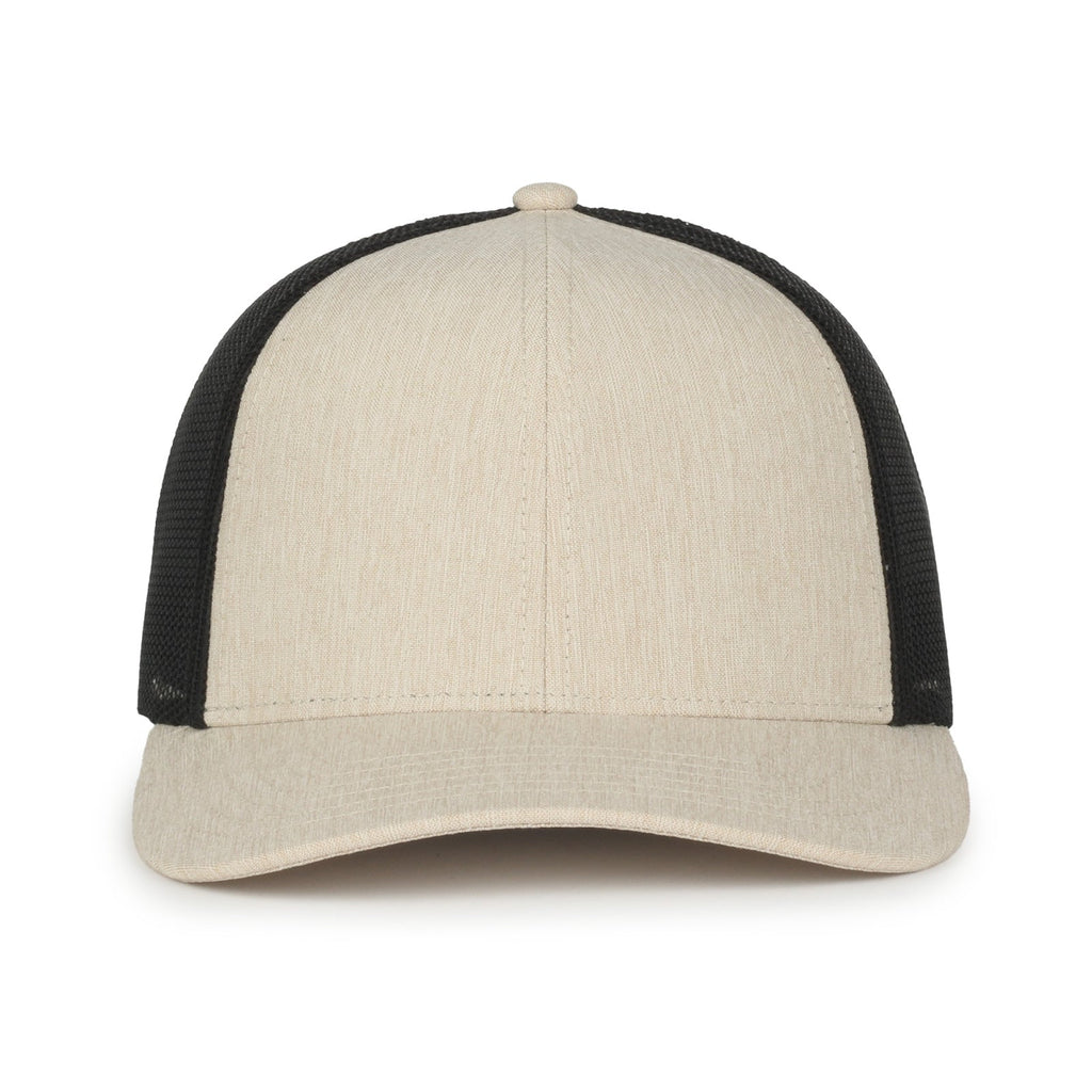 One Size Heathered Stone/Black Outdoor Cap OC770 