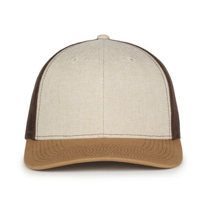 One Size Heathered Stone/Brown/Old Gold Outdoor Cap OC770 