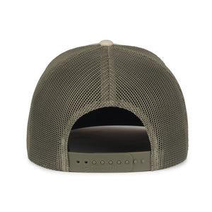 One Size Heathered Stone/Olive/Old Gold Outdoor Cap OC770 
