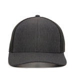 One Size LN Heathered Charcoal/Black Outdoor Cap OC770 