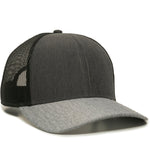 One Size LN Heathered Charcoal/Black/LN Heathered Grey Outdoor Cap OC770 