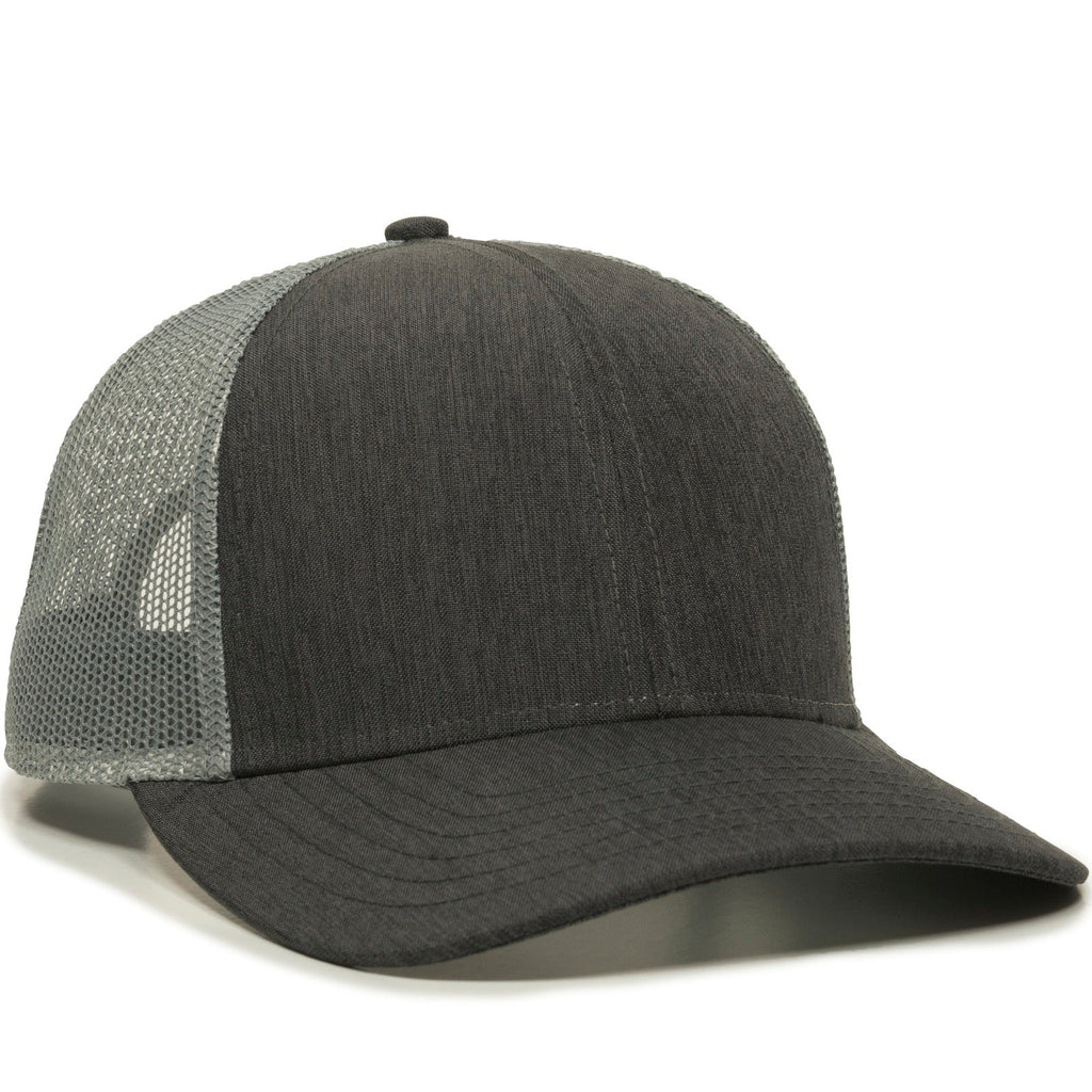 One Size LN Heathered Charcoal/Grey Outdoor Cap OC770 