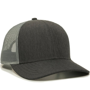 One Size LN Heathered Charcoal/Grey Outdoor Cap OC770 