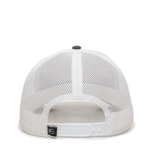 One Size LN Heathered Charcoal/White/Khaki Outdoor Cap OC770 