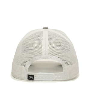 One Size LN Heathered Grey/White Outdoor Cap OC770 