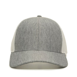 One Size LN Heathered Grey/White Outdoor Cap OC770 