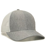 One Size LN Heathered Grey/White Outdoor Cap OC770
