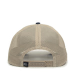 One Size LN Heathered Navy/Khaki Outdoor Cap OC770 