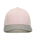 One Size Pink/White/LN Heathered Grey Outdoor Cap OC770 
