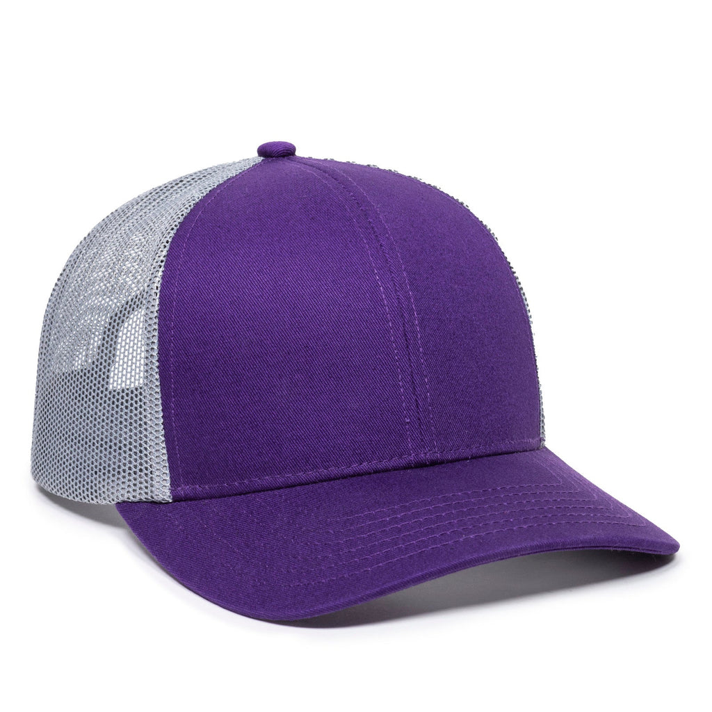 One Size Purple/Grey Outdoor Cap OC770 