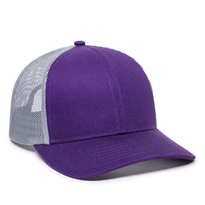 One Size Purple/Grey Outdoor Cap OC770 