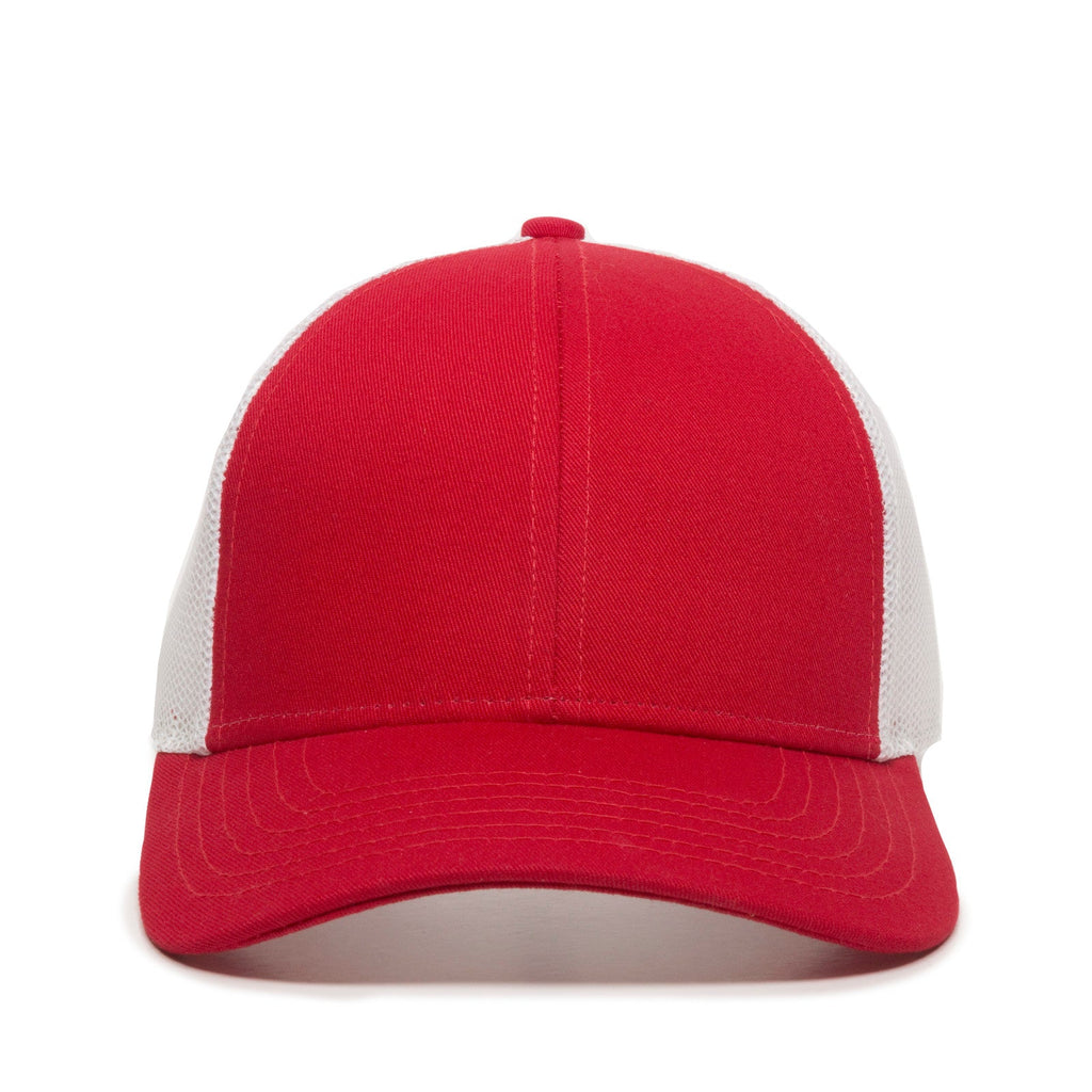 One Size Red/White Outdoor Cap OC770 
