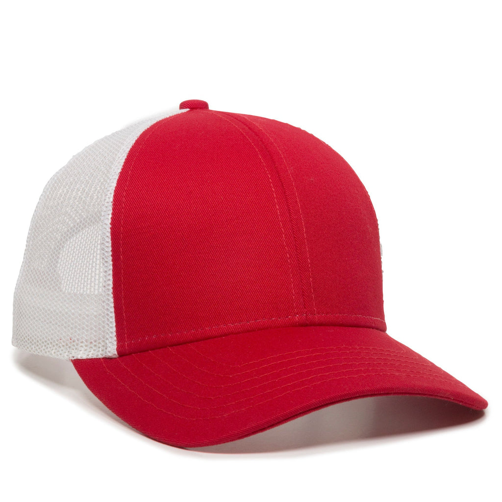 One Size Red/White Outdoor Cap OC770 