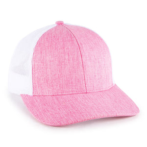 One Size Heathered Pink/White Outdoor Cap OC770L 