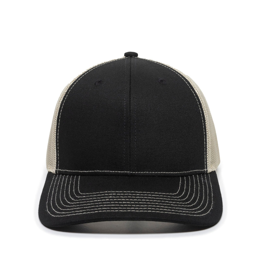 One Size Black/Khaki Outdoor Cap OC771 