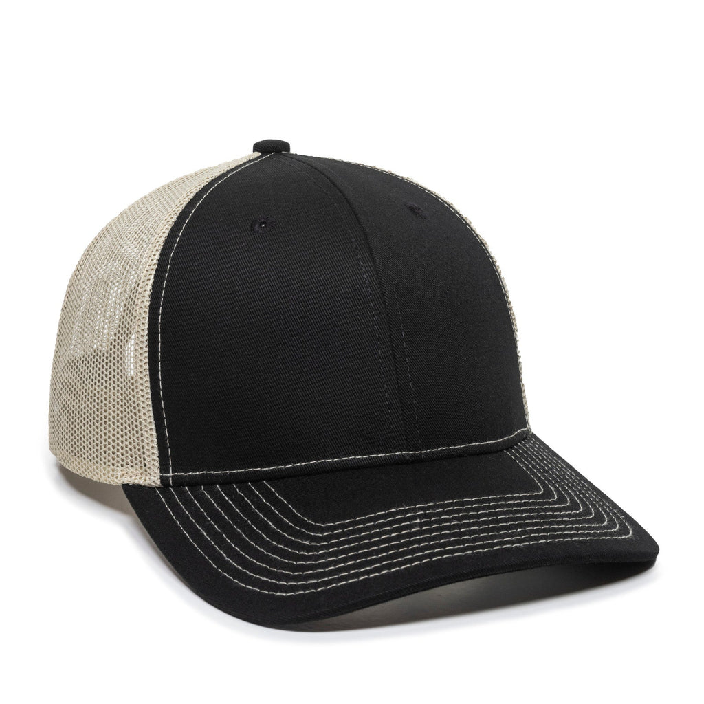 One Size Black/Khaki Outdoor Cap OC771 