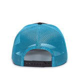 One Size Black/Neon Blue Outdoor Cap OC771 