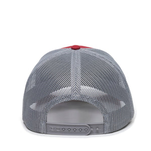 One Size Cardinal/Grey Outdoor Cap OC771 