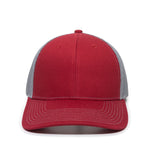 One Size Cardinal/Grey Outdoor Cap OC771