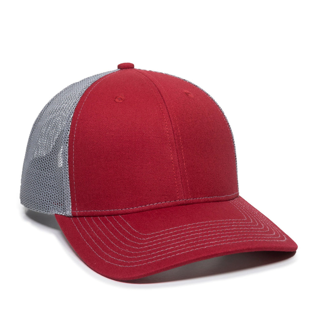 One Size Cardinal/Grey Outdoor Cap OC771 